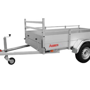Aanhangwagen enkel asser